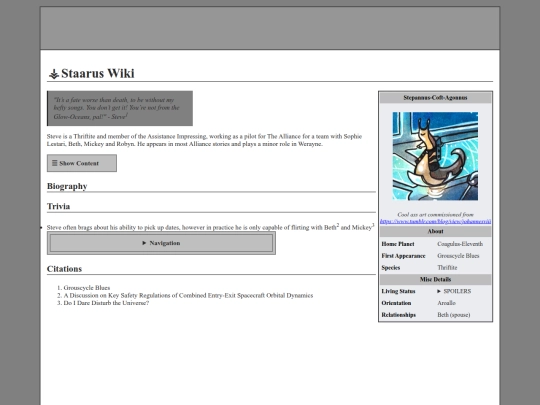 Staarus Wiki/Steve screenshot