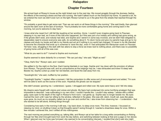 Writing/Halapatov/Chapter14 screenshot