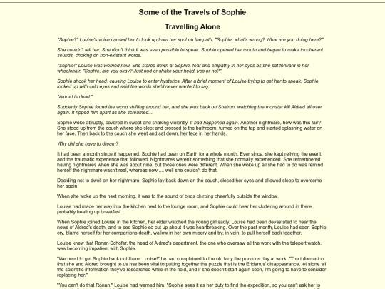 Writing/SOTTOS/TravellingAlone screenshot