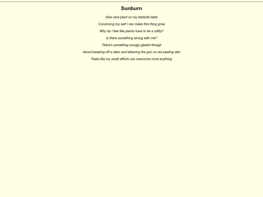 Writing/Sunburn screenshot