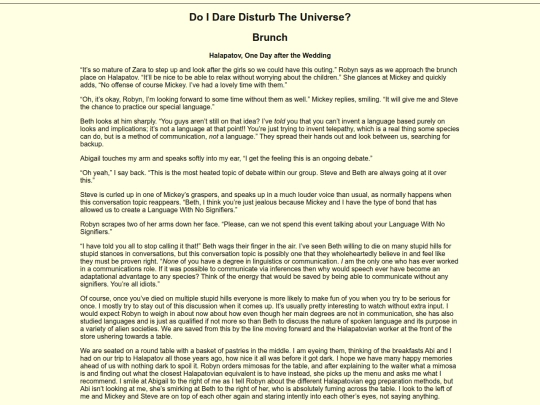 Writing/The Wedding Story/Brunch screenshot