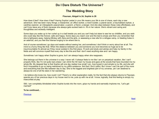 Writing/The Wedding Story/DoIDare screenshot