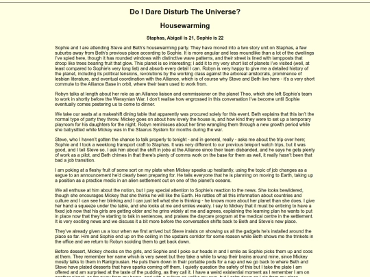 Writing/The Wedding Story/Housewarming screenshot
