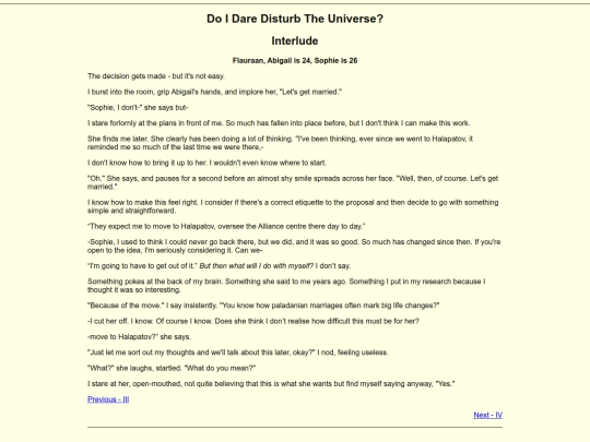 Writing/The Wedding Story/Interlude3 screenshot