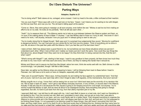 Writing/The Wedding Story/PartingWays screenshot