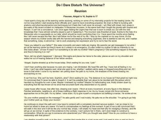 Writing/The Wedding Story/Reunion screenshot