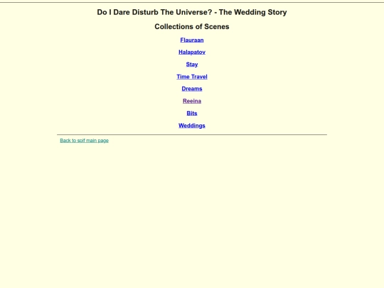 Writing/The Wedding Story/Scenes screenshot