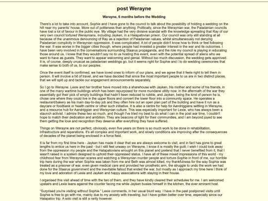 Writing/The Wedding Story/Werayne screenshot