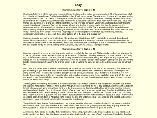 Writing/The Wedding Story/stay screenshot