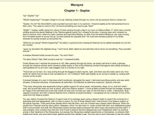 Writing/Werayne/1Sophie screenshot
