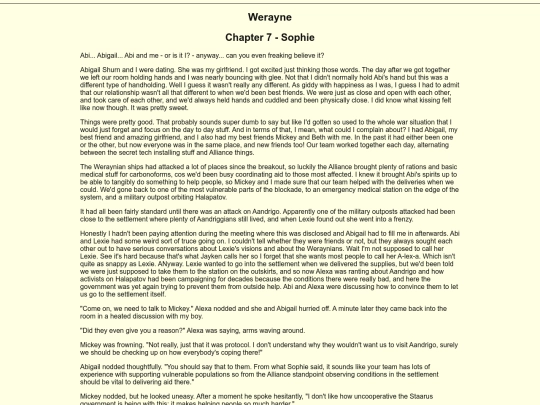 Writing/Werayne/7Sophie screenshot