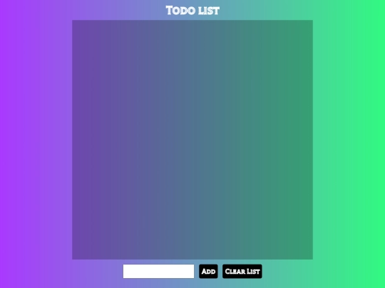 todo screenshot