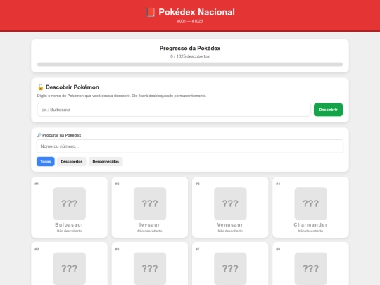 Pokedex screenshot