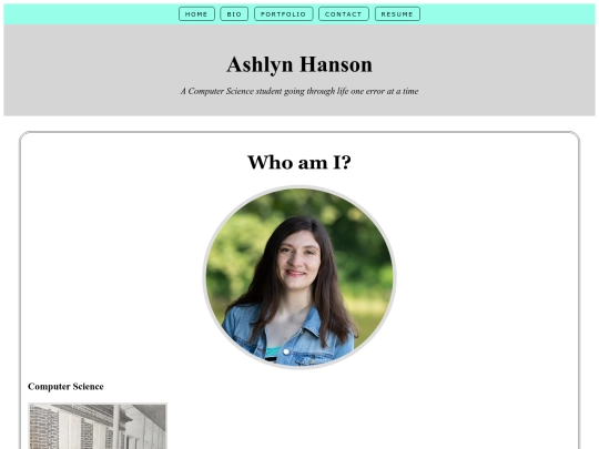 bio screenshot