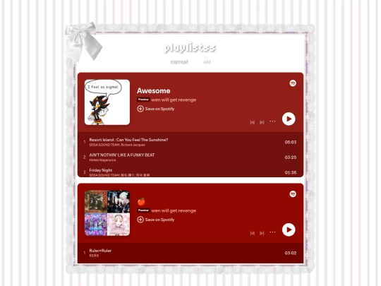 about/playlists screenshot