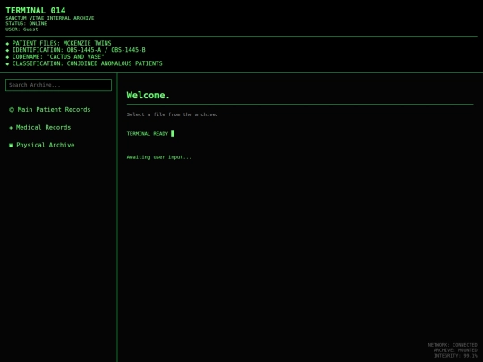 Console/Obs-1445 screenshot