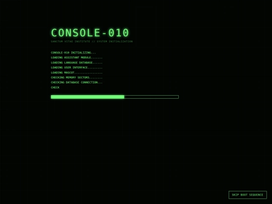 Console/Testing screenshot