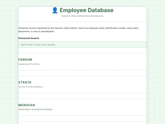employees screenshot