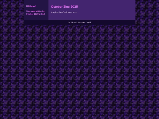 OctoberZine2025 screenshot