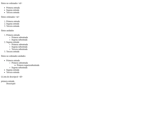 llistes2 screenshot
