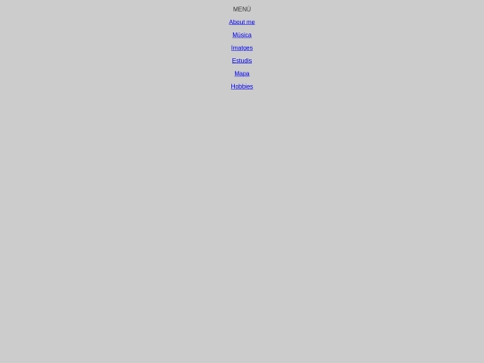 menu screenshot