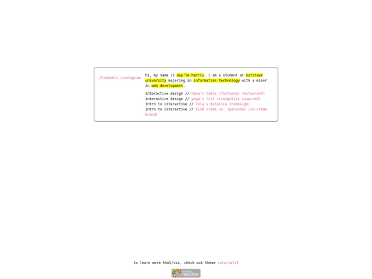 index screenshot