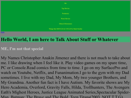 index screenshot