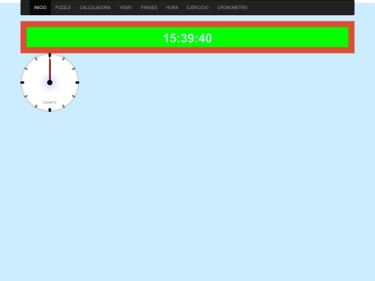27-clock_CSS screenshot