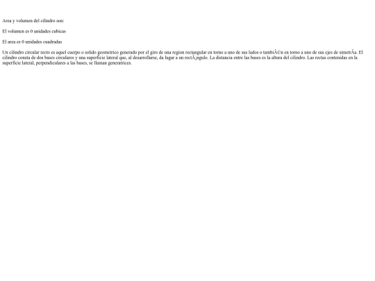 Cilindro screenshot