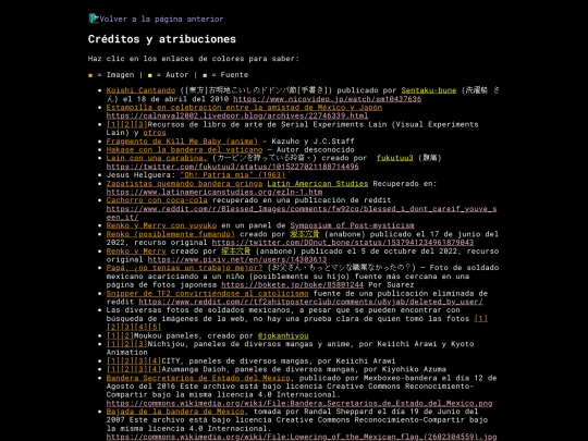 atribuciones screenshot