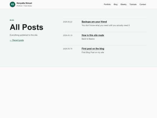 blogs screenshot