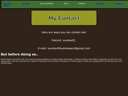 contact screenshot