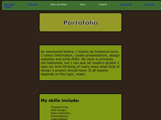 portofolio screenshot