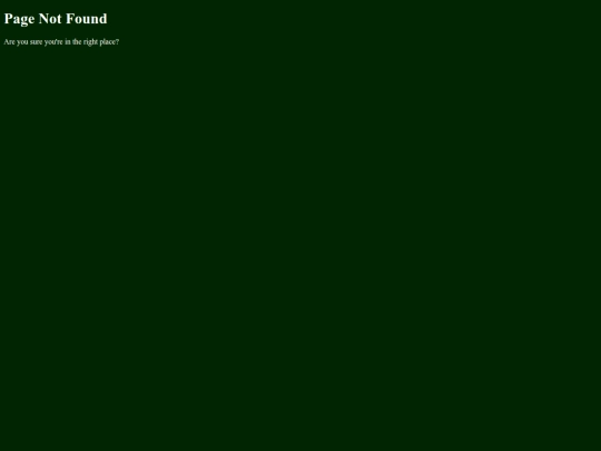 not_found screenshot