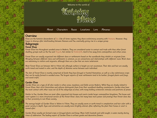 races/elves screenshot