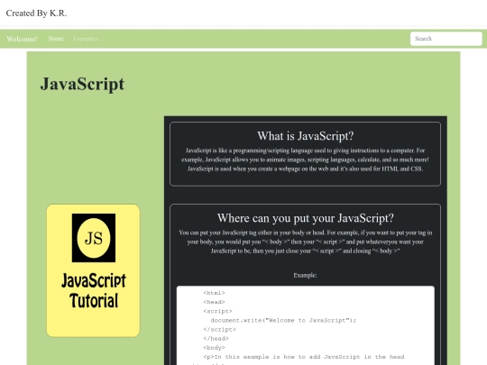 javascript_tutorial screenshot