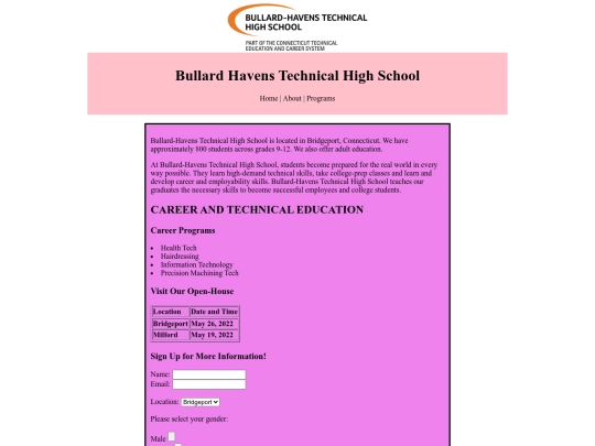 web-design/1-HTML/External_Styles_Bullard_Open_House screenshot