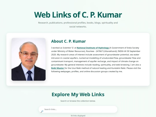 links screenshot