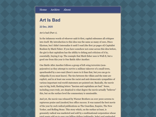 posts/2025-12-22-Art-Is-Bad screenshot