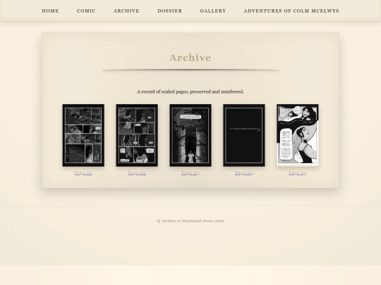 archive screenshot