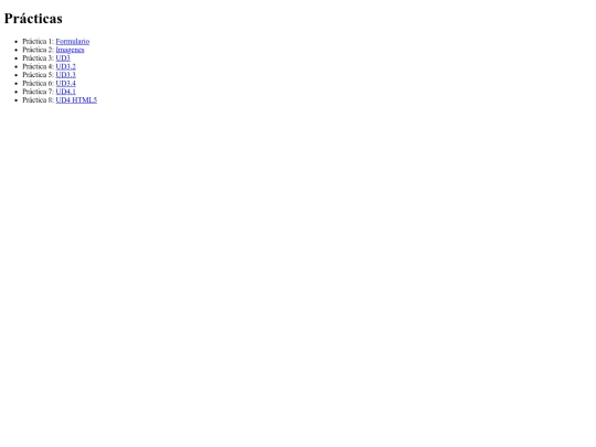 index screenshot