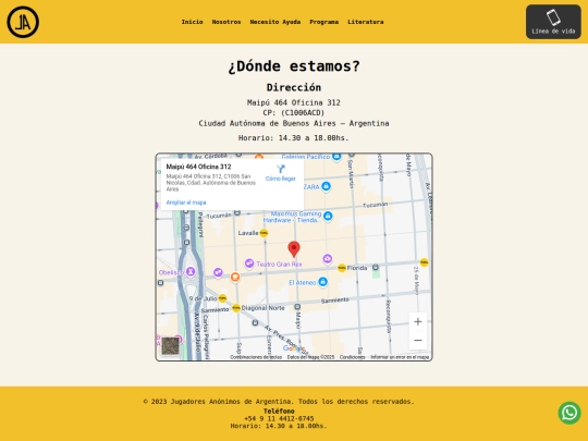 Dónde estamos HTML screenshot