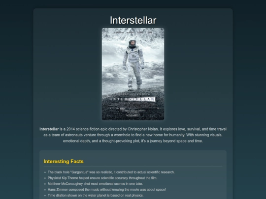 index screenshot