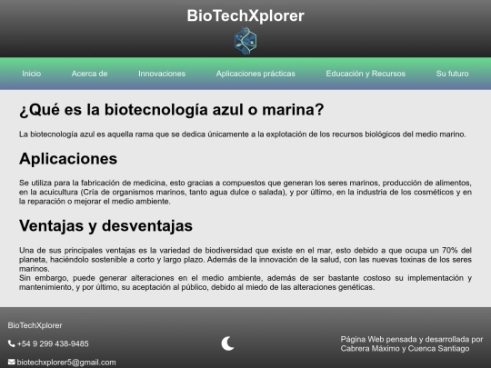 que-es-biotecnologia-azul screenshot