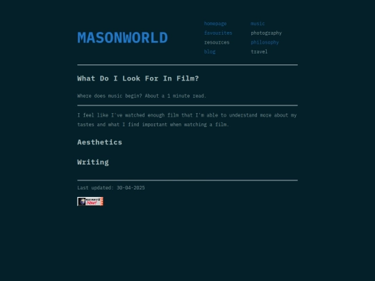 articles/WIP/What_I_Look_For_In_Film screenshot