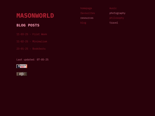 blog screenshot