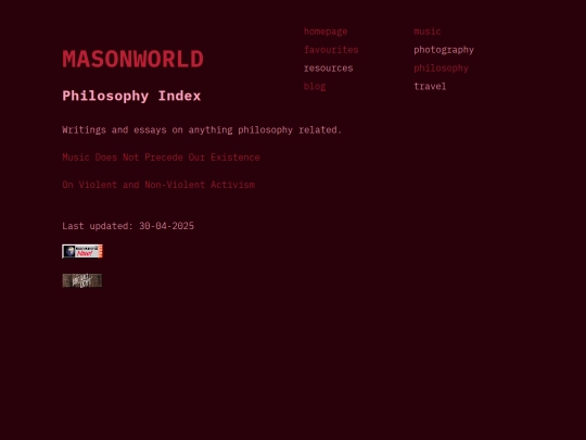 philosophy screenshot
