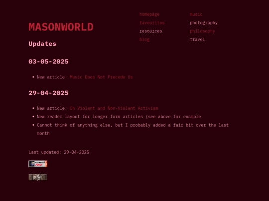 updates screenshot
