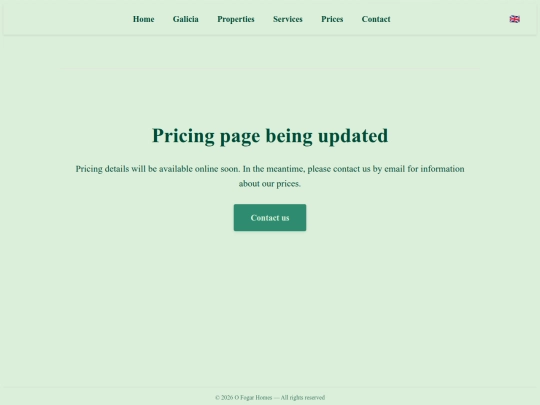 prices screenshot
