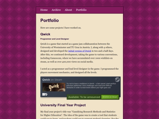 portfolio screenshot